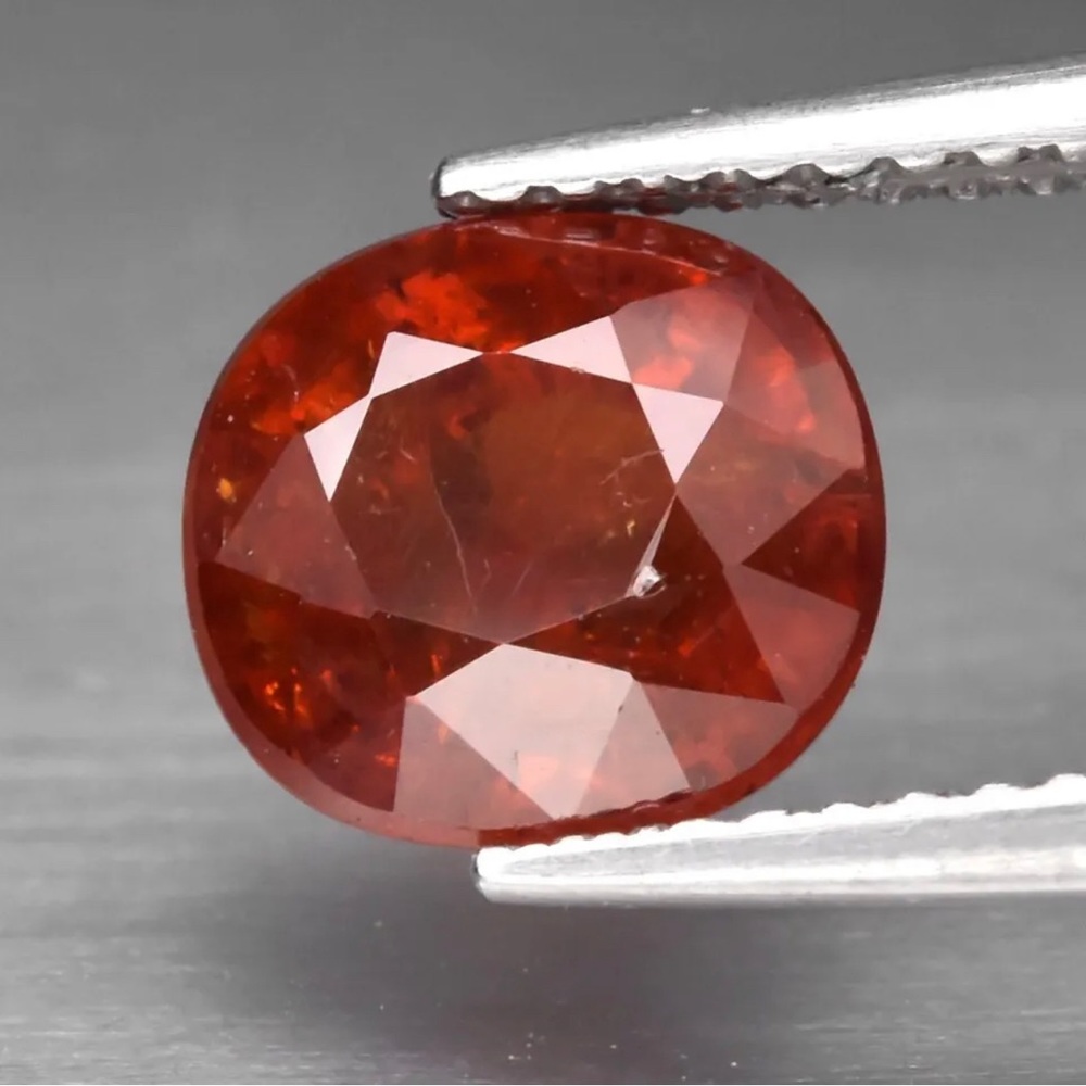 2.78ctw 7.8x7.2mm Cushion Natural Medium Orange Spessartite Garnet, Namibia